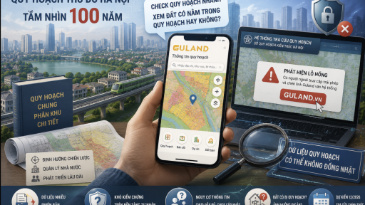Nghi ngờ Guland 'hack' link kiểm tra quy hoạch tại triển l&atilde;m tầm nh&igrave;n 100 năm Thủ đ&ocirc;: Sở Quy hoạch - Kiến tr&uacute;c n&oacute;i g&igrave;?