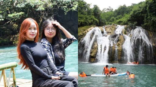 Th&aacute;c T&agrave; Puồng ở Quảng Trị: 'Vi&ecirc;n ngọc xanh' giữa đại ng&agrave;n Trường Sơn h&uacute;t kh&aacute;ch giải nhiệt m&ugrave;a h&egrave;