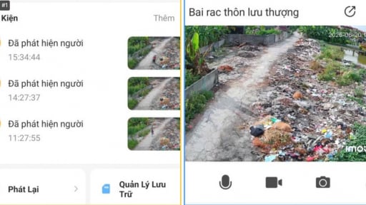 X&atilde; ngoại th&agrave;nh H&agrave; Nội &aacute;p dụng c&ocirc;ng nghệ AI, 'mắt thần' để bảo vệ m&ocirc;i trường, một th&aacute;ng đ&atilde; xo&aacute; sạch 'điểm n&oacute;ng' r&aacute;c thải