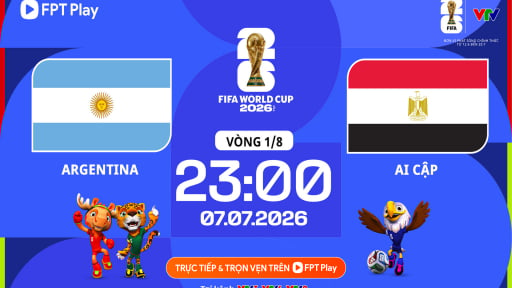 Link xem trực tiếp Argentina vs Ai Cập tr&ecirc;n VTV3 (23h00 ng&agrave;y 7/7, v&ograve;ng 1/8 World Cup 2026)