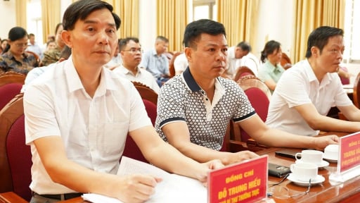 X&atilde; Thổ Tang, tỉnh Ph&uacute; Thọ mới (địa phận Vĩnh Ph&uacute;c cũ), Đảng ủy tổ chức hội nghị quan trọng n&agrave;y