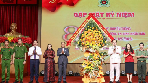 C&ocirc;ng an tỉnh Lai Ch&acirc;u gặp mặt kỷ niệm 80 năm Ng&agrave;y truyền thống lực lượng An ninh Nh&acirc;n d&acirc;n