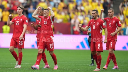 Thắng 'đấu s&uacute;ng' trước Colombia, Thụy Sĩ gặp Argentina ở tứ kết World Cup 2026