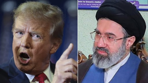 &Ocirc;ng Trump tuy&ecirc;n bố 1.000 t&ecirc;n lửa sẵn s&agrave;ng nhằm v&agrave;o Iran;  l&atilde;nh tụ tối cao Mojtaba giận dữ thề b&aacute;o th&ugrave;