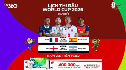 Lịch thi đấu v&agrave; ph&aacute;t s&oacute;ng trực tiếp World Cup 2026 tr&ecirc;n VTV ng&agrave;y 15/7