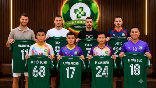 Trường Tươi Đồng Nai c&ocirc;ng bố c&ugrave;ng l&uacute;c 8 t&acirc;n binh