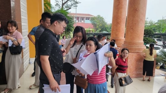 Trước khi sáp nhập với Thái Bình, hai xã ven đô của tỉnh Hưng Yên hút các nhà đầu tư đến tham gia một phiên đấu giá