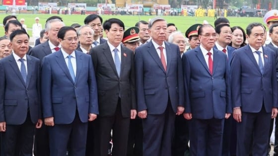 Lãnh đạo Đảng, Nhà nước vào Lăng viếng Chủ tịch Hồ Chí Minh