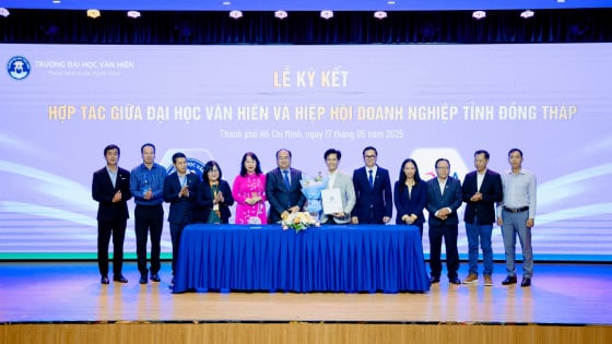 Trường Đại học Văn Hiến ký kết với doanh nghiệp đào tạo nhân lực và chuyển giao tri thức   