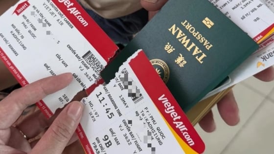 Cán bộ công an xé vé máy bay của du khách Đài Loan ở sân bay Phú Quốc bị tạm đình chỉ