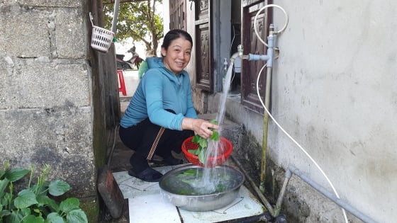 Nước sạch về làng, cuộc sống người dân một xã ở Quảng Trị an lành hơn