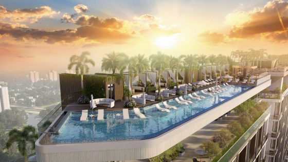 “Bắt tay” Sunset Hospitality Group, Sunshine Group chuẩn bị ra mắt tổ hợp nhà hàng - hồ bơi 6 sao đầu tiên tại KĐT Ciputra 