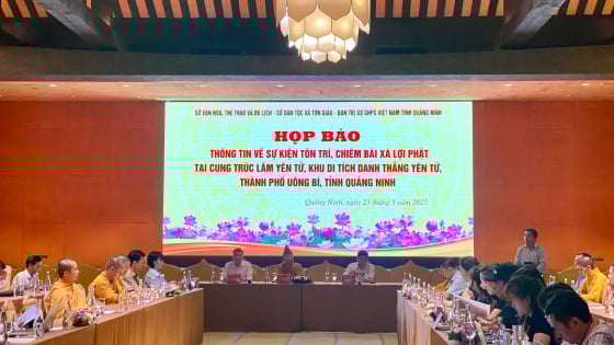 Tôn trí, chiêm bái xá lợi Đức Phật trong 3 ngày tại Yên Tử