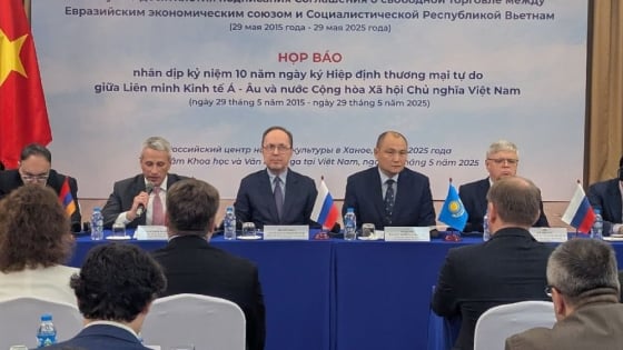 Nhiều cơ hội mới cho hợp tác Liên minh Kinh tế Á - Âu EAEU và Việt Nam 