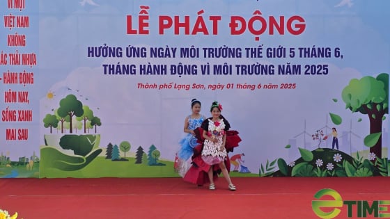 Lạng Sơn: Biến rác thải nhựa thành nghệ thuật, lan tỏa thông điệp xanh