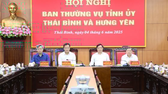 Trước khi sáp nhập, 2 tỉnh Thái Bình, Hưng Yên họp, bàn việc thành lập Đảng bộ tỉnh Hưng Yên mới