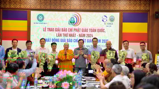 Vinh danh 36 tác phẩm xuất sắc nhất đoạt giải Báo chí Phật giáo 2024