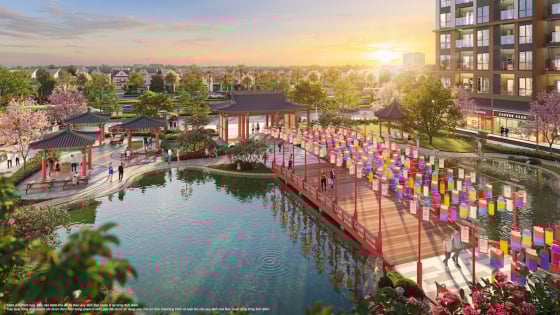 Penthouse K-Park Avenue: Khi dinh thự truyền thống “bước lên” tầng không