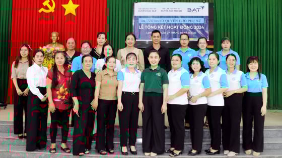 BAT Việt Nam cùng địa phương tổng kết chương trình hỗ trợ phụ nữ khó khăn tại Long An