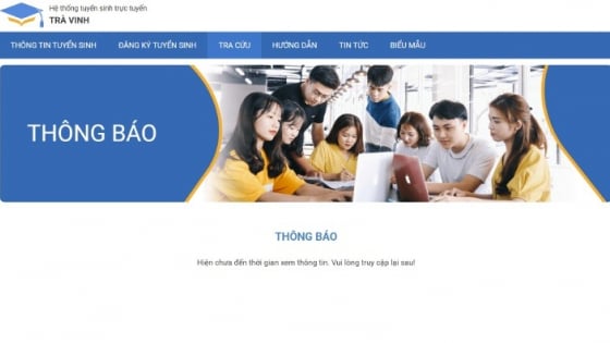 Tra cứu điểm thi vào lớp 10 năm 2025 của Trà Vinh nhanh nhất