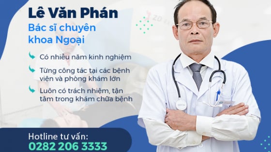 Bác sĩ chuyên khoa nam khoa Lê Văn Phán phòng khám đa khoa Tân Bình