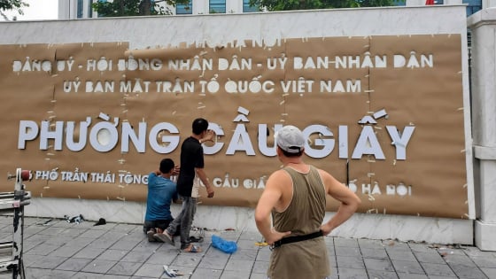Trụ sở  xã, phường ở Hà Nội trước giờ 'G' công bố hoạt động chính thức