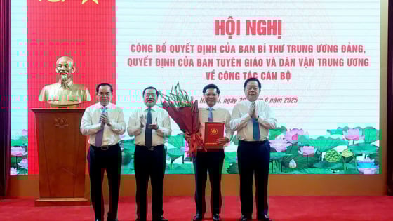 Ông Trần Thanh Lâm giữ chức Phó Trưởng ban Tuyên giáo và Dân vận Trung ương