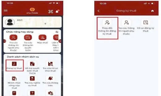 Hướng dẫn cập nhật số định danh cá nhân thành mã số thuế