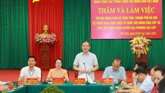 Chủ tịch Hội Nông dân Việt Nam Lương Quốc Đoàn làm việc tại xã Trần Phú, TP Hà Nội: Hội phải xác định được hoạt động mang 'màu sắc', thế mạnh riêng