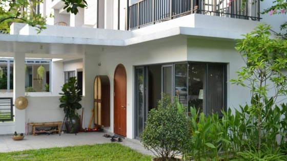 Chiêm ngưỡng căn biệt thự song lập hơn 200 m2 giữa lòng Hà Nội
