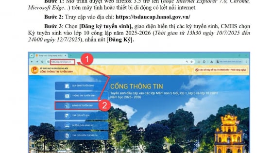 Cách xác nhận nhập học vào lớp 10 Hà Nội 2025 trực tuyến và trực tiếp chuẩn nhất