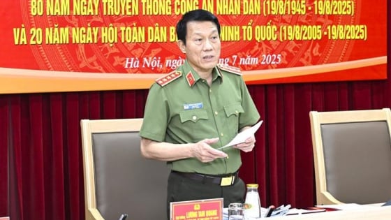 Bộ trưởng Lương Tam Quang: Công an các địa phương tổ chức văn nghệ kỷ niệm 80 năm CAND, tránh phô trương, hình thức