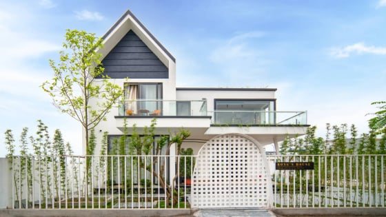 Khám phá nhà mái chéo 3 mặt tiền: Đẹp hiện đại, đậm chất Việt
