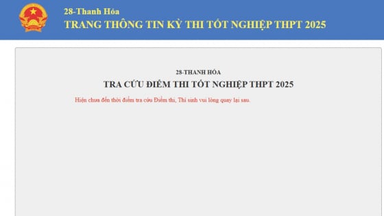 Tra cứu điểm thi tốt nghiệp THPT 2025 Thanh Hóa nhanh nhất