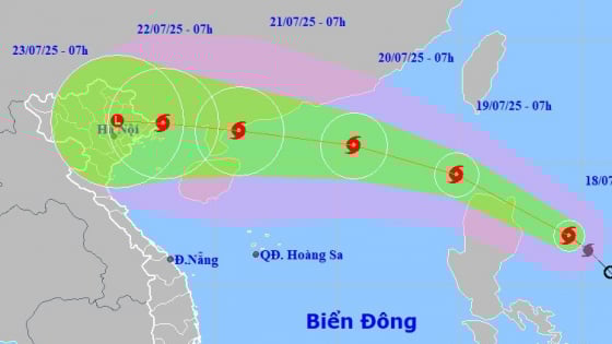 NÓNG: Bão Wipha giật cấp 10, vẫn đang tiếp tục mạnh thêm, sắp vào biển Đông, trở thành bão số 3