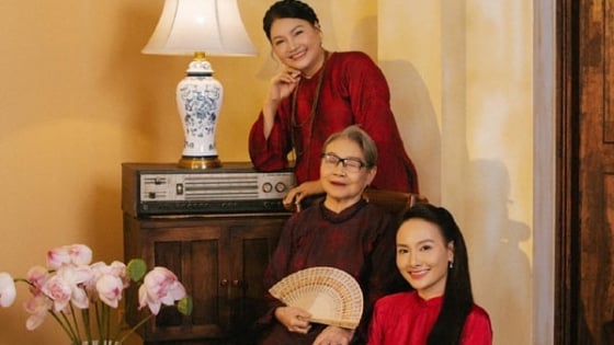Vẻ đẹp của 4 thế hệ phụ nữ trong gia đình Bảo Thanh