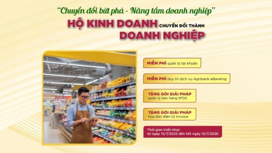 Agribank tích cực hỗ trợ hộ kinh doanh chuyển đổi thành doanh nghiệp