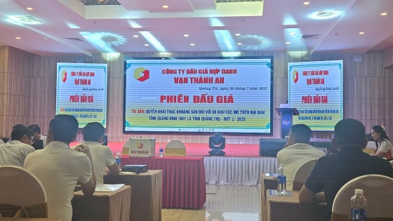 Đấu giá mỏ khoáng sản ở Quảng Trị mới: Có mỏ đá vôi tăng gấp 17,25 lần giá khởi điểm