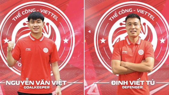 Thể Công Viettel chiêu mộ 9 tân binh