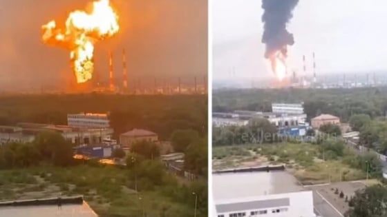 'Đêm địa ngục': Ukraine không kích dồn dập vào Nga, cháy nổ bùng lên khắp nơi, nhiều người thương vong