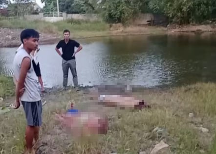 Hai cháu nhỏ rủ nhau đi chơi từ sáng, đến chiều người dân bàng hoàng phát hiện 2 thi thể dưới hồ nước
