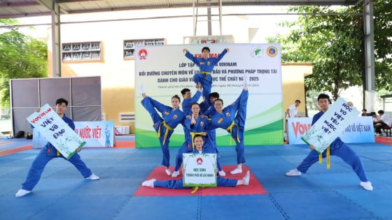 Tập huấn Vovinam cho giáo viên: Lan tỏa tinh thần võ Việt trong trường học ở TP.HCM