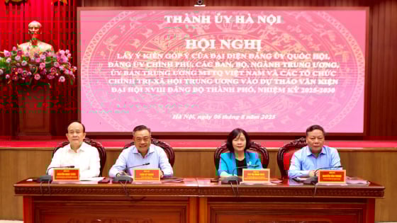 Nhiều đề xuất mới cho Dự thảo Văn kiện Đại hội XVIII Đảng bộ Hà Nội