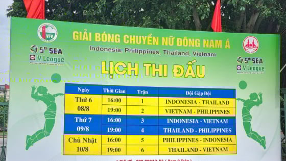 Chặng 2 giải bóng chuyền nữ SEA V.League 2025: ĐT bóng chuyền nữ Việt Nam quyết tâm 'đòi nợ' Thái Lan