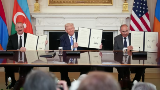 Azerbaijan và Armenia ký hiệp định hòa bình, ông Trump giành quyền phát triển hành lang chiến lược qua hai nước
