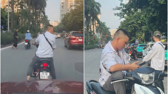 Người đàn ông chặn ôtô giữa phố Hà Nội để đòi tiền đỗ xe