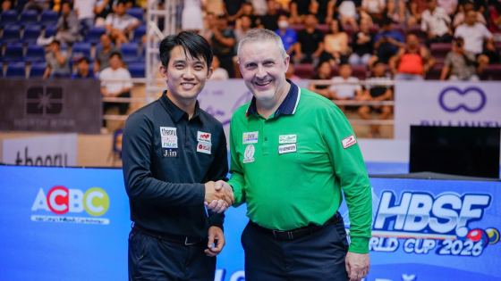 Cơ thủ Chiêm Hồng Thái giành ngôi vị Á quân World Cup Biliards 3 băng TPHCM