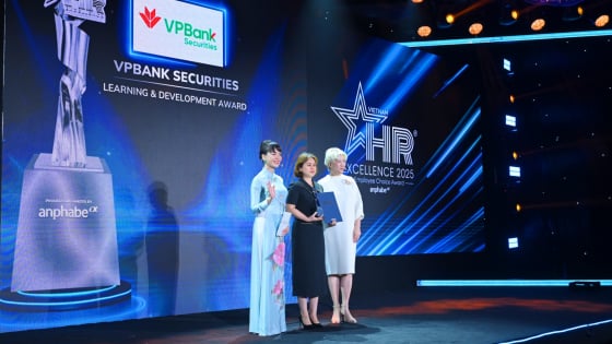 Vượt nhiều doanh nghiệp lớn, VPBankS nhận giải thưởng 'HR Excellence 2025