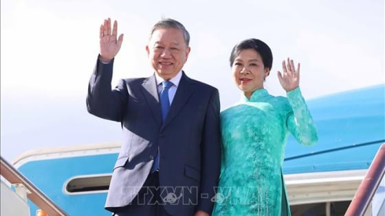 Tổng Bí thư Tô Lâm đã đến Moscow, bắt đầu thăm chính thức Liên bang Nga