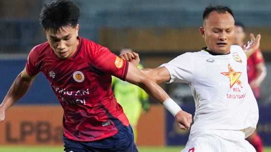 Tấn công bế tắc, CLB CAHN bị Hồng Lĩnh Hà Tĩnh 'cưa điểm'